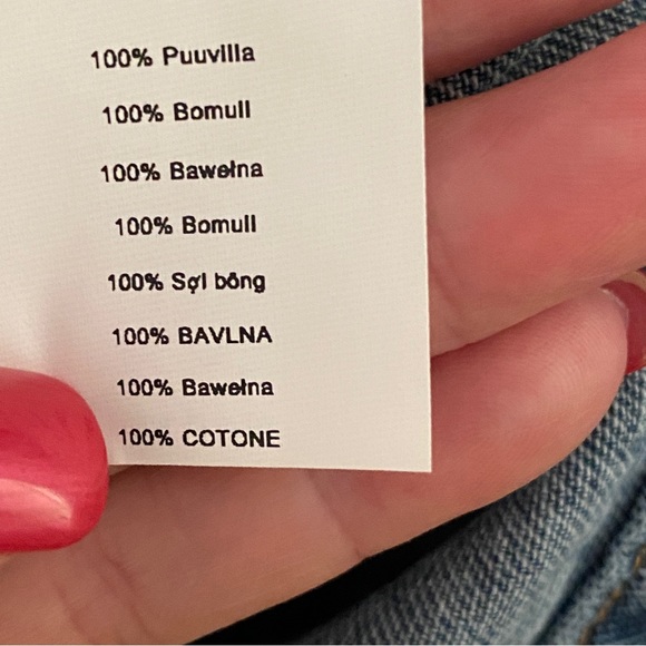 ASOS Mennace Denim Butterfly Embroidered Jacket Size Medium - Picture 7 of 11